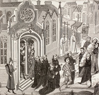 Removal of the body of Mary Magdalene to the Abbey of Vezelay, from 